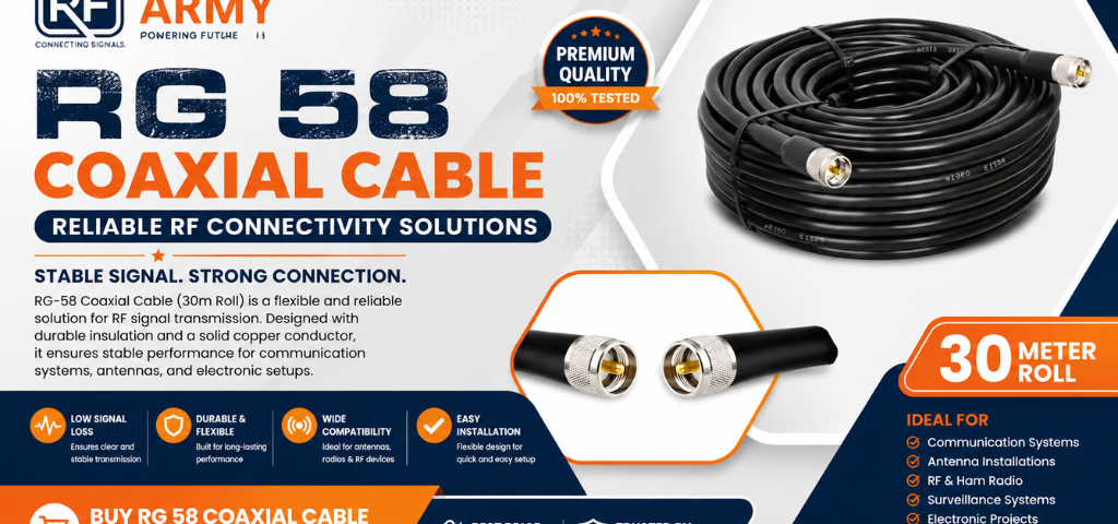 RG 58 Coaxial Cable Products