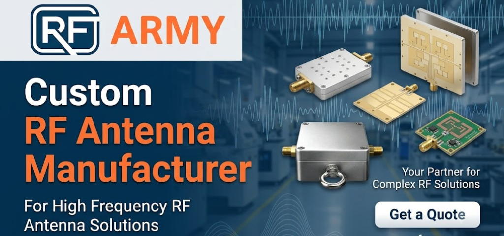 Custom RF Antenna Manufacturer