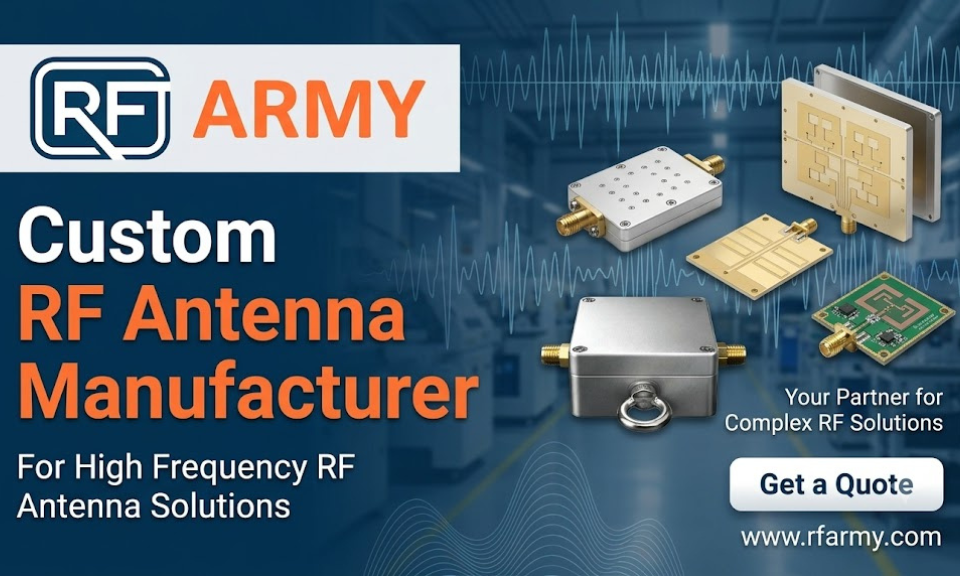 Custom RF Antenna Manufacturer
