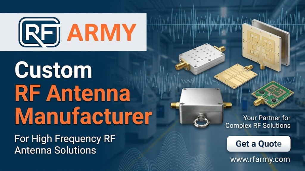 Custom RF Antenna Manufacturer