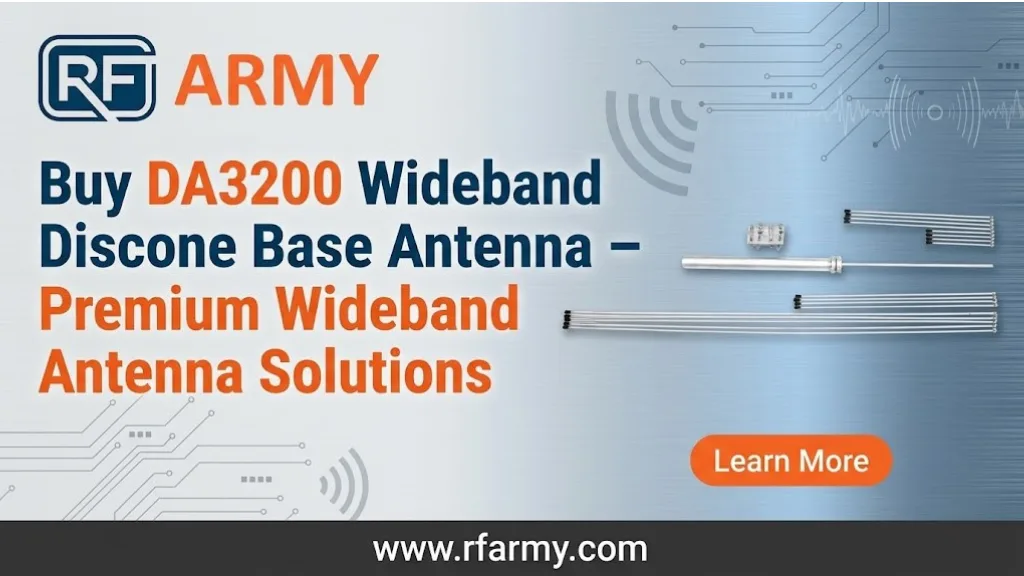 DA3200 Wideband Discone Base Antenna