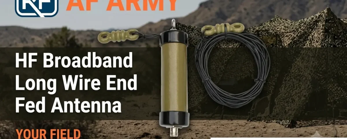 HF Broadband Long Wire End Fed Antenna