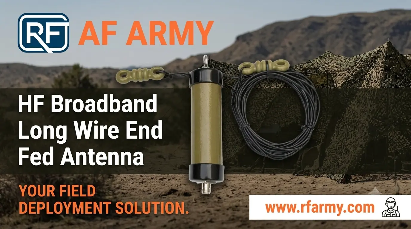 HF Broadband Long Wire End Fed Antenna