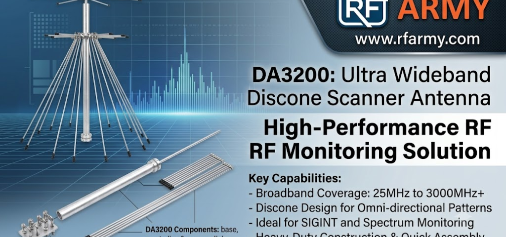 Ultra Wideband Discone Scanner Antenna