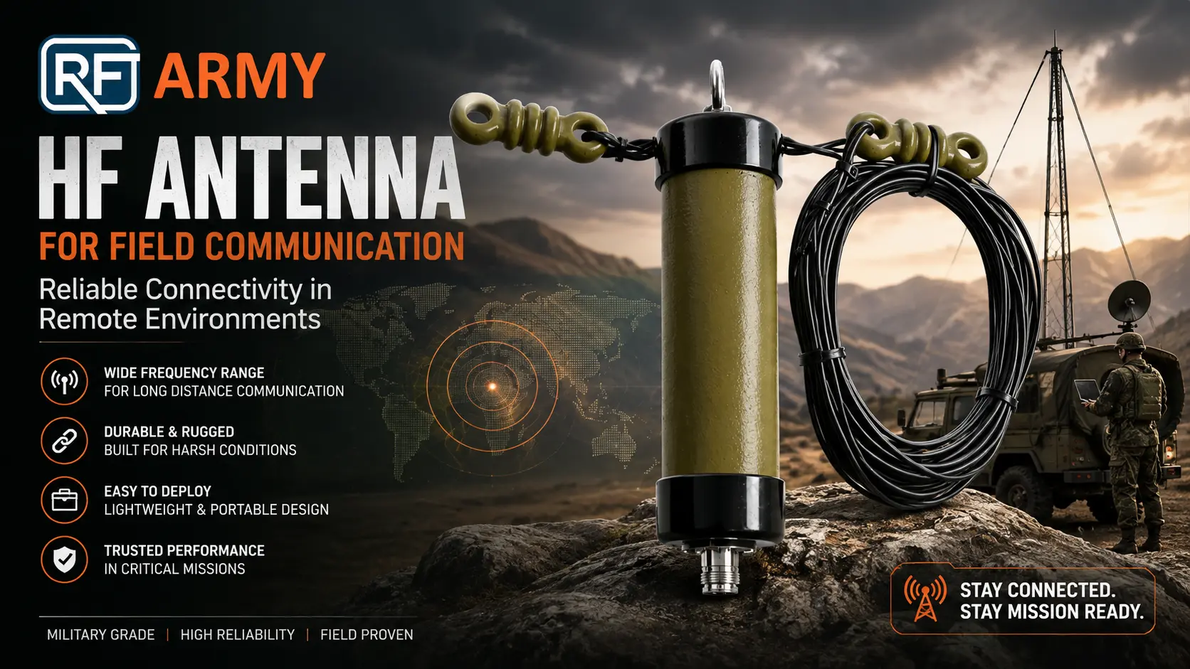 HF Antenna for Field Communication